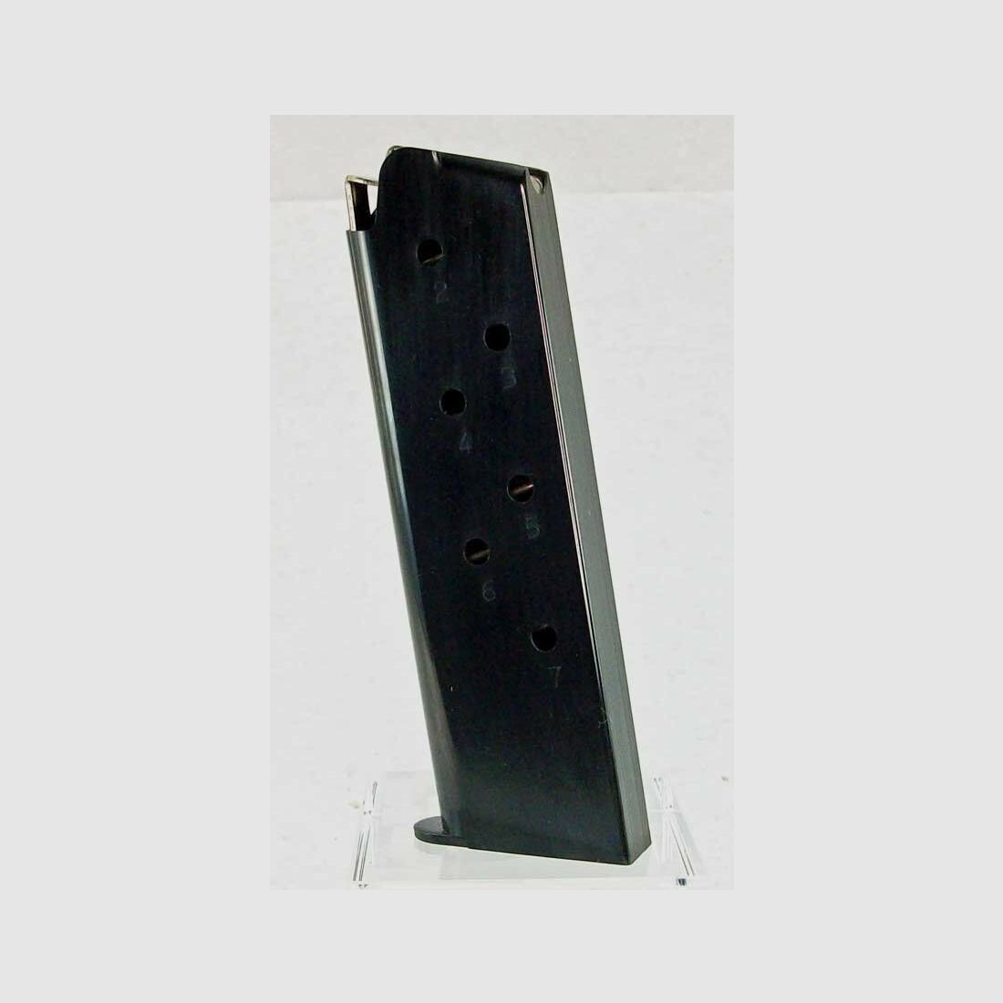 Mec Gar Pistolenmagazine Colt 1911 A1 Magazin Government 7 Schuss brüniert