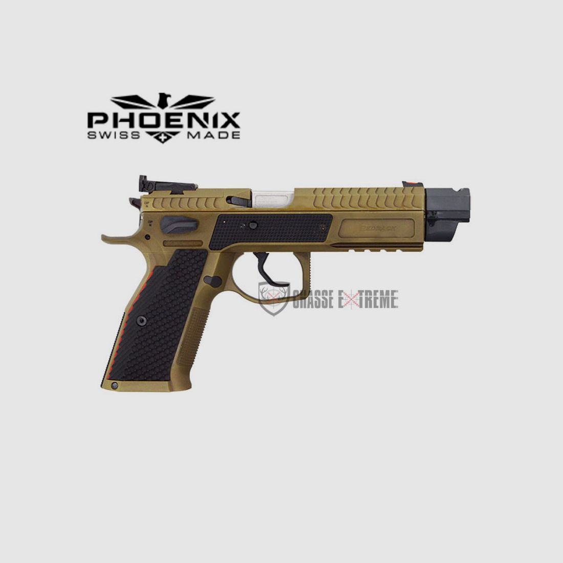 Pistole PHOENIX Redback Gen 2 Korn FO Rot Kal 9x19 Fde, Bild 2 von 2
