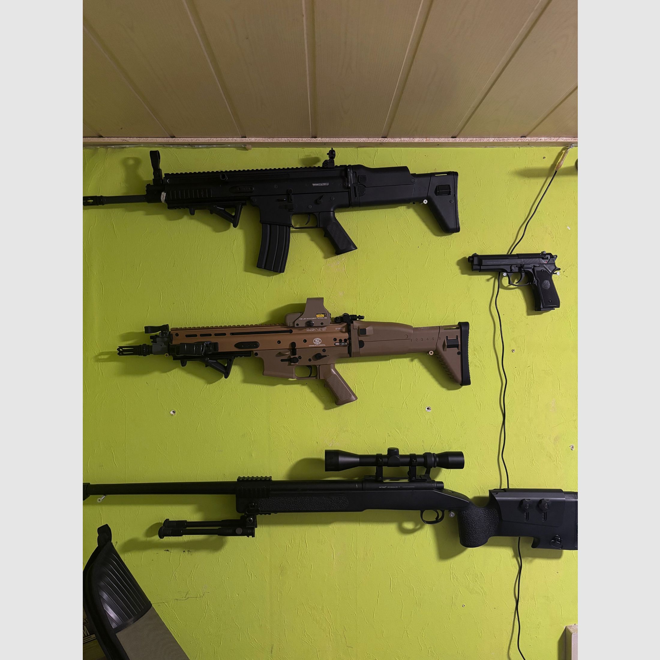 Ich verkaufe meine Softair Waffen