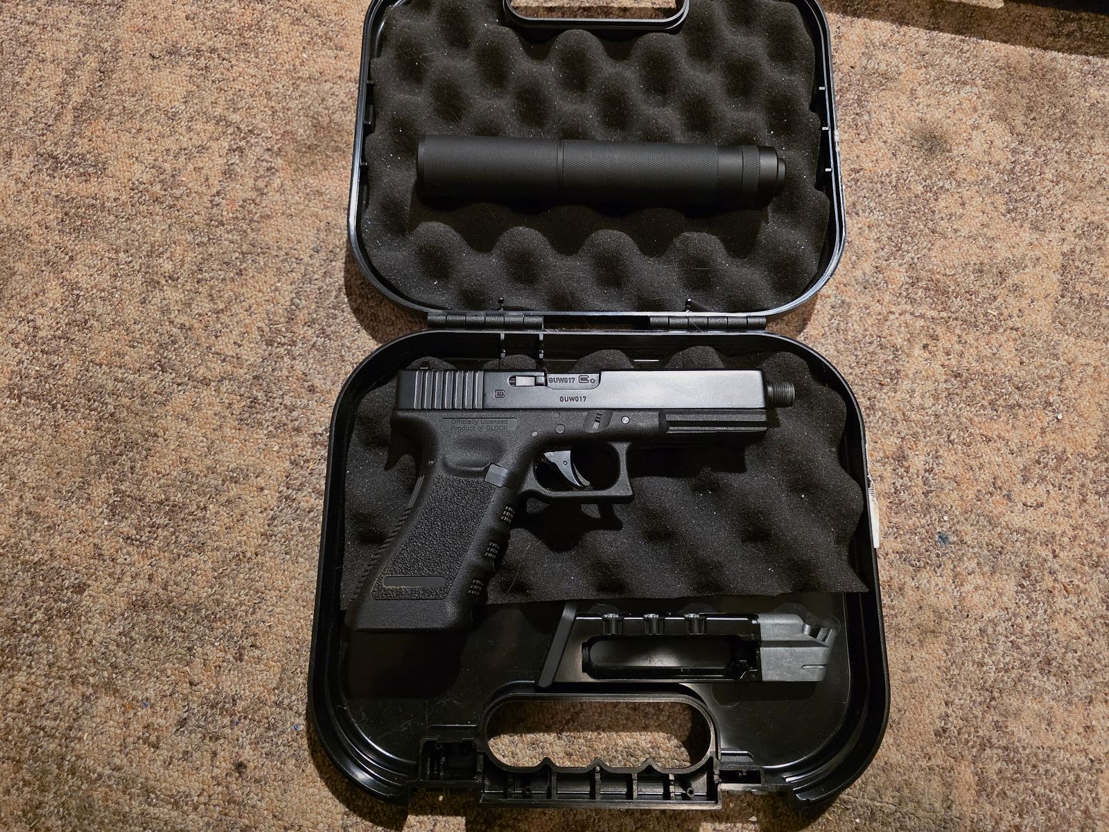 Glock 17 CO2 4,5mm Diabolomit loopdraad, Blowback
