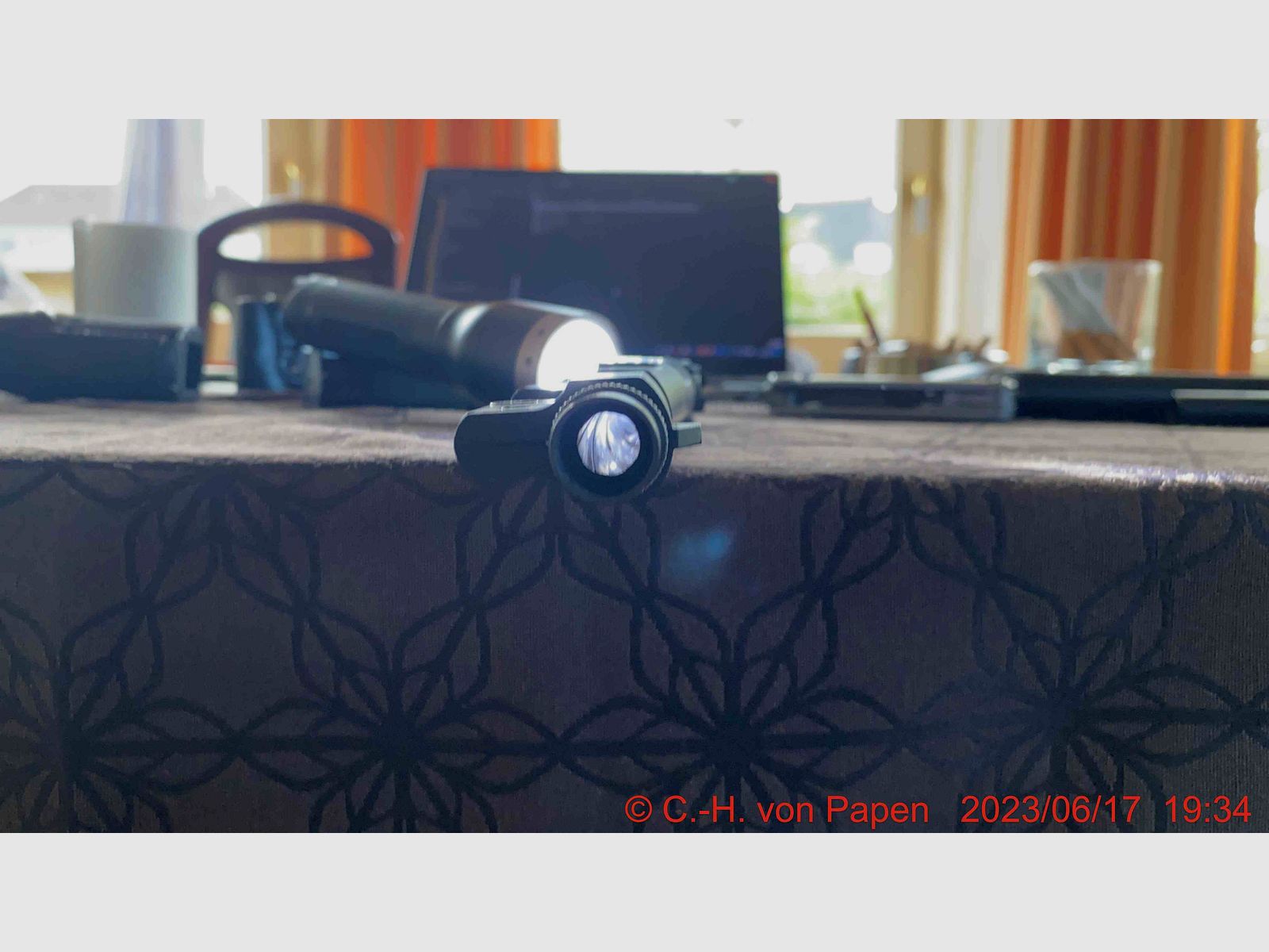 Browning FN HP Competition pistol with 6" barrel caliber 9mm Luger & spare magazine 17 rounds