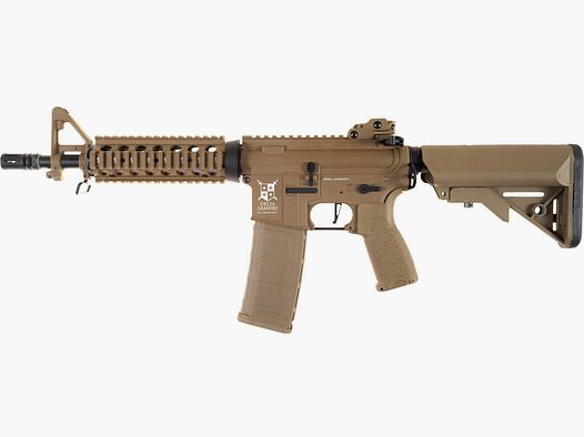 AR15 CQB-R ALPHA Vollmetall Delta Armory Tan S-AEG Airsoft Gewehr Frei ab 18 Jahren