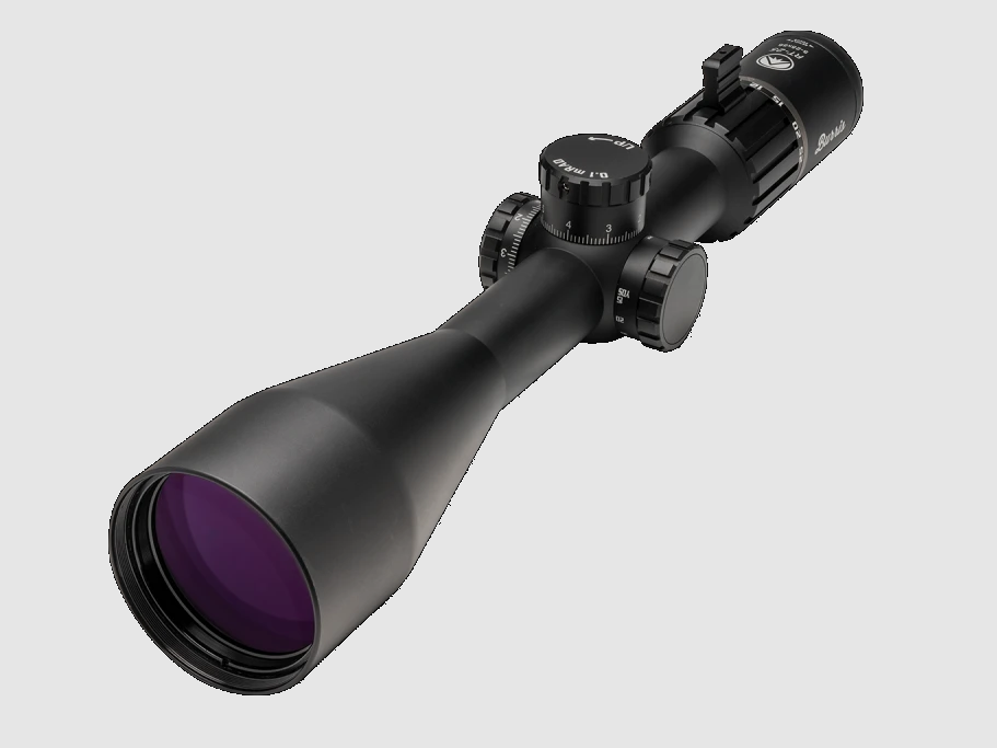 Burris RT-25 5-25x56mm kan een totale elevatieverplaatsing van 65 MOA bereiken. Gebouwd rond een robuuste 30 mm buis gevuld met stikstof, is het waterdicht, schokbestendig en mistvrij.
