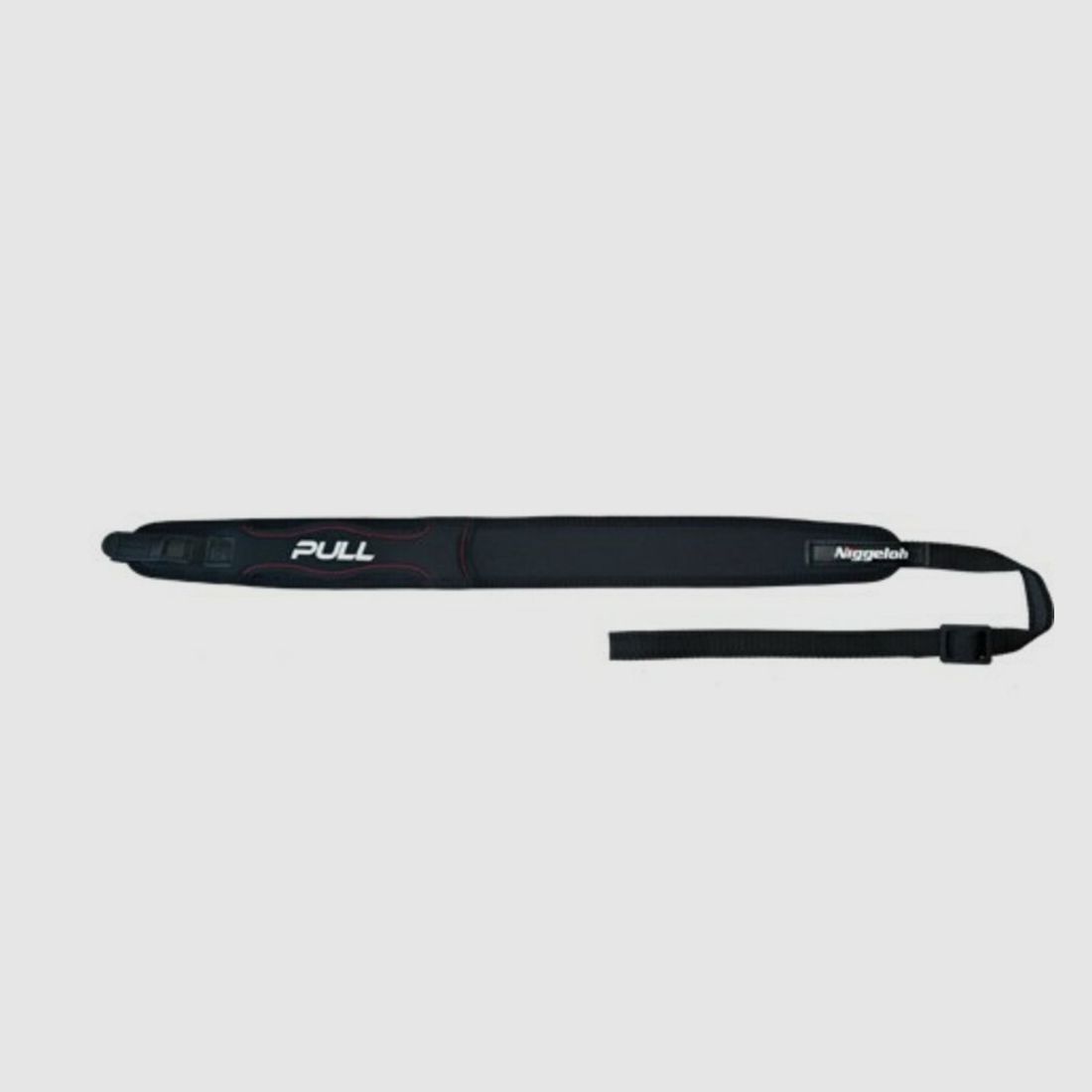 Correa portafusil con asa estabilizadora Niggeloh Pull Negro Neopreno, imagen 1 de 2