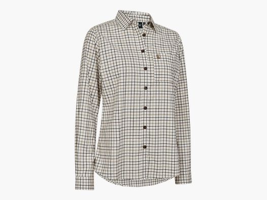 Lady Grace Hemd - Beige Check – Kleidergröße Damen: 44