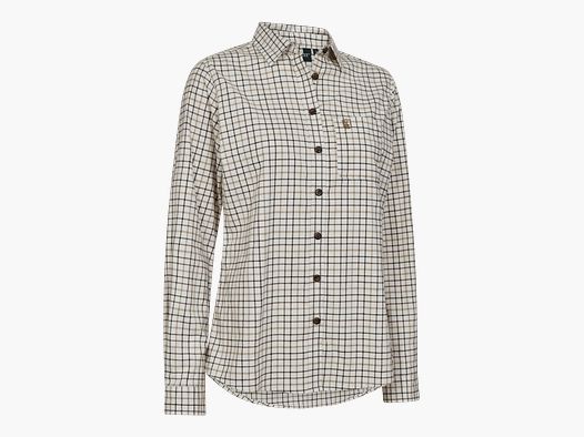 Lady Grace Hemd - Beige Check – Kleidergröße Damen: 44