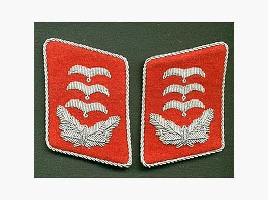 Kragenspiegel Luftwaffe Hauptmann Flak Repro !!!