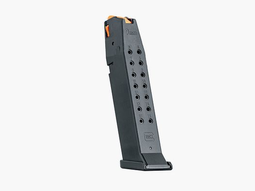 Ersatzmagazin fĂĽr Schreckschuss-, Gas-, Signalpistole Glock 17 Gen5 17 Schuss Kaliber 9 mm P.A.K.