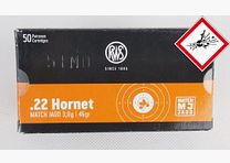 RWS Jagdpatrone Kal. .22 Hornet MJ 46grs