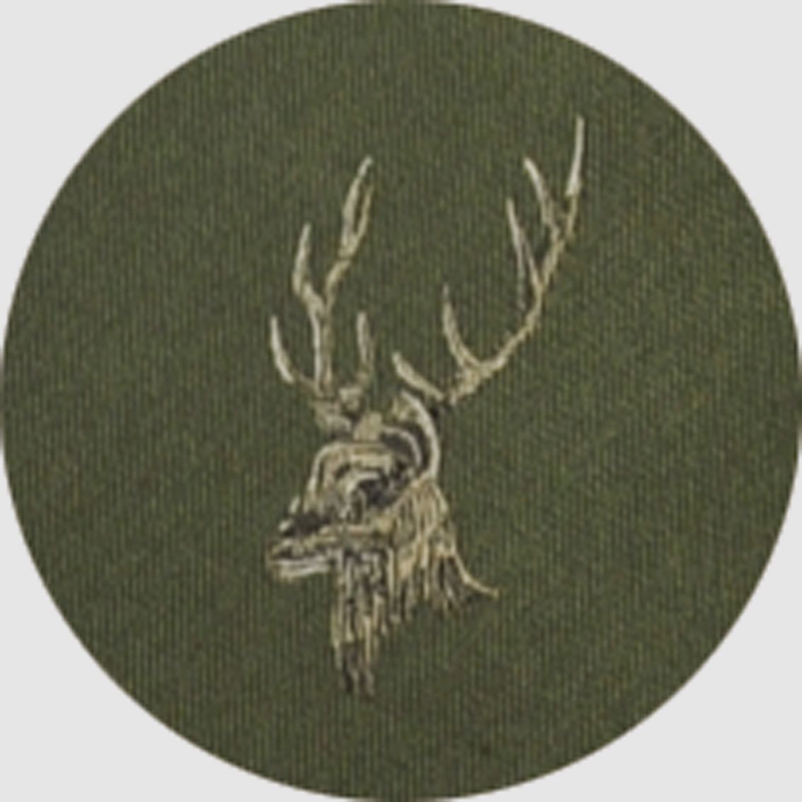 Tie with deer antler motif - solid color