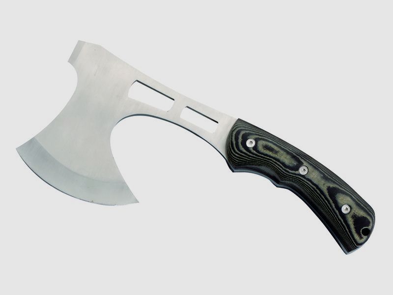 Cuchillo, empuñadura de Micarta, funda de nylon