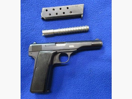 Pistolet FN 1910 7,65mm Browning avec canon interchangeable 9mm Browning court 1910