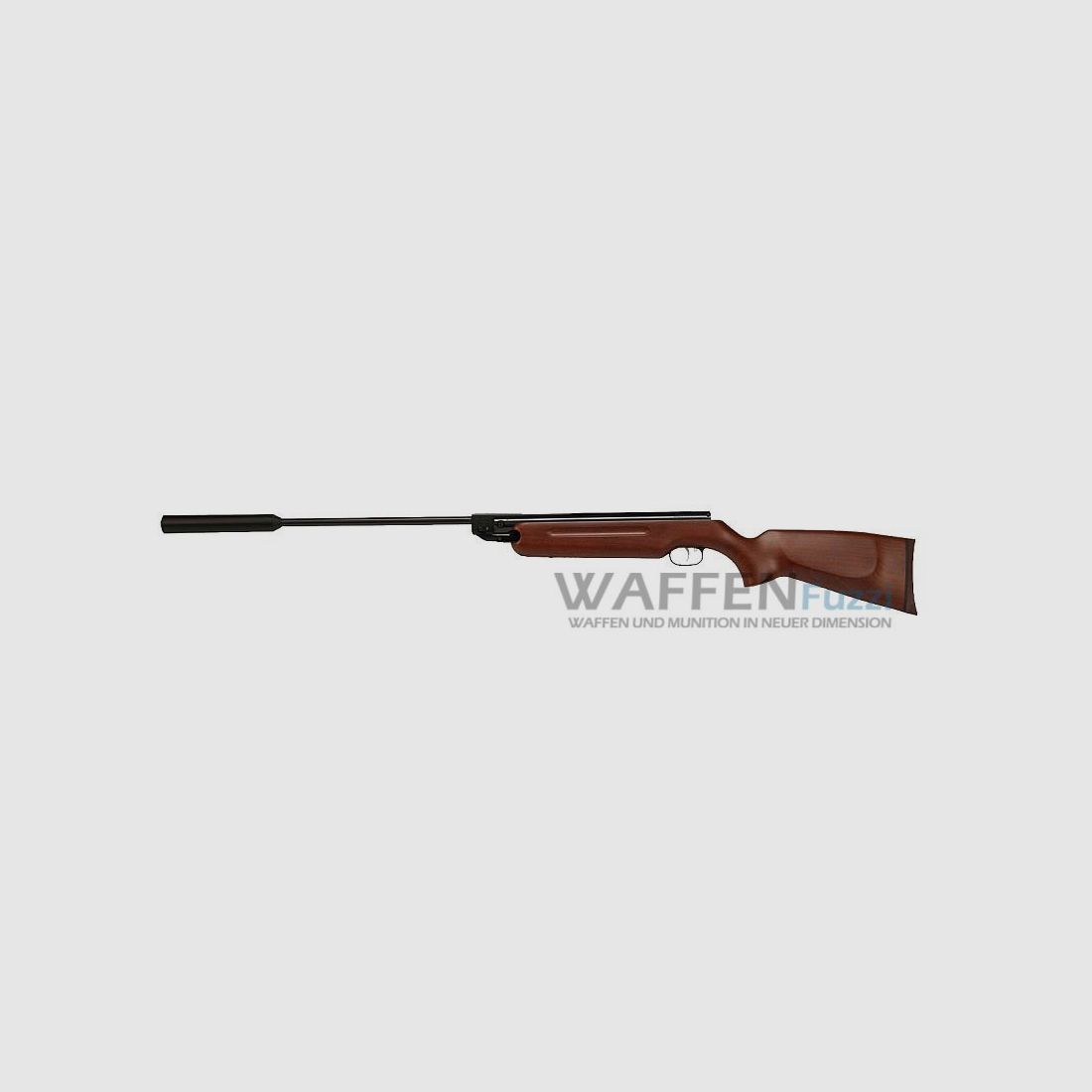 Weihrauch HW 35K Weitschuss Luftgewehr Kaliber 4,5mm Diabolo + Schalldämpfer