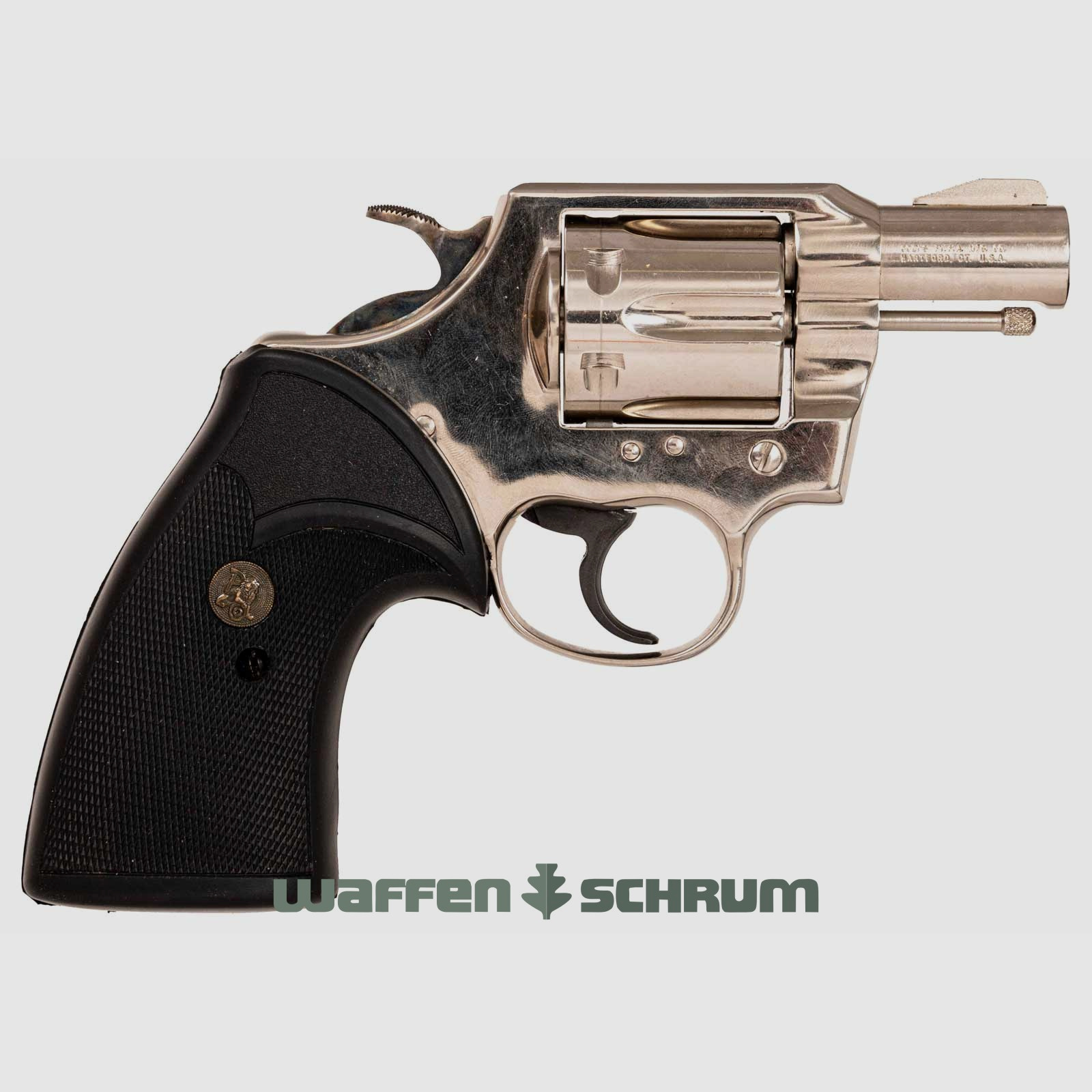 Colt Lawman MK II .357Mag,.38Special , Holster, originale Holzgriffschalen, Speedloader LL: 2 Zoll