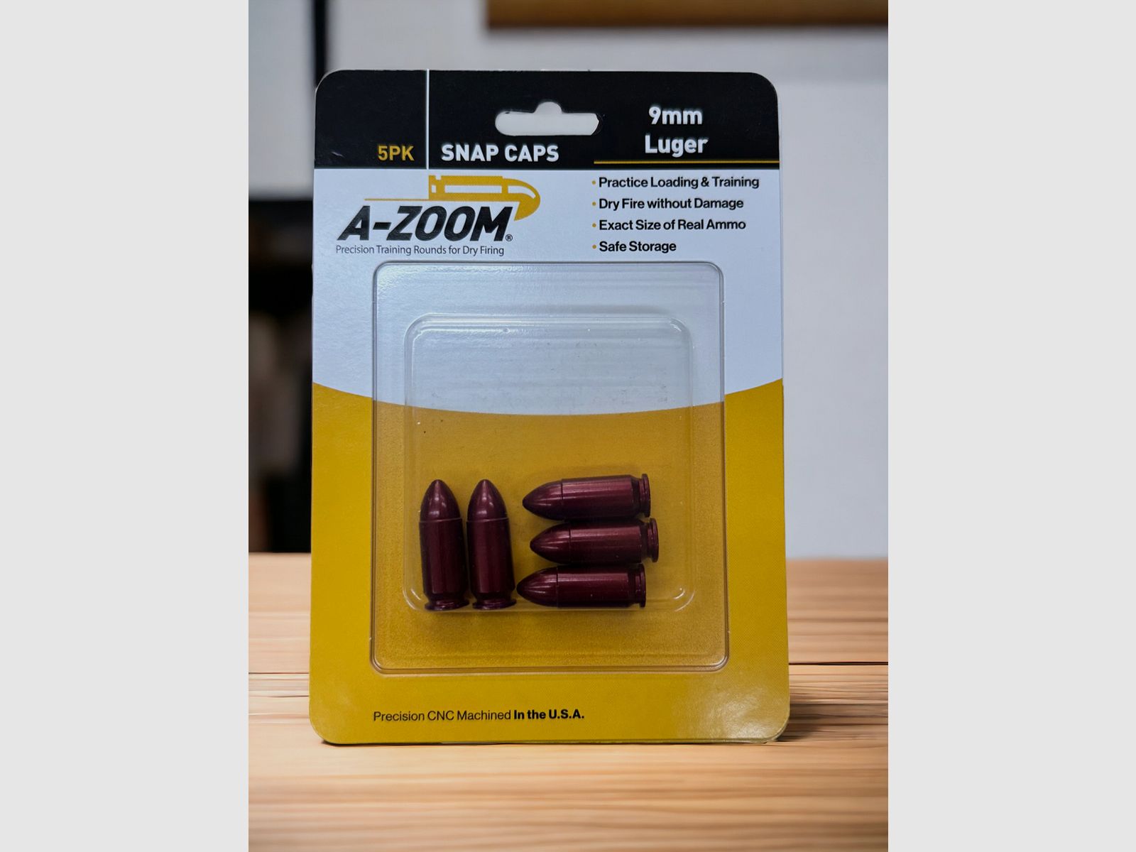 A-Zoom Pufferpatroner 9mm Luger 5 Stück