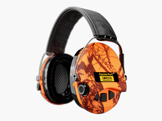 Supreme Pro X Gel Cushion Mossy Oak Cups Orange LED