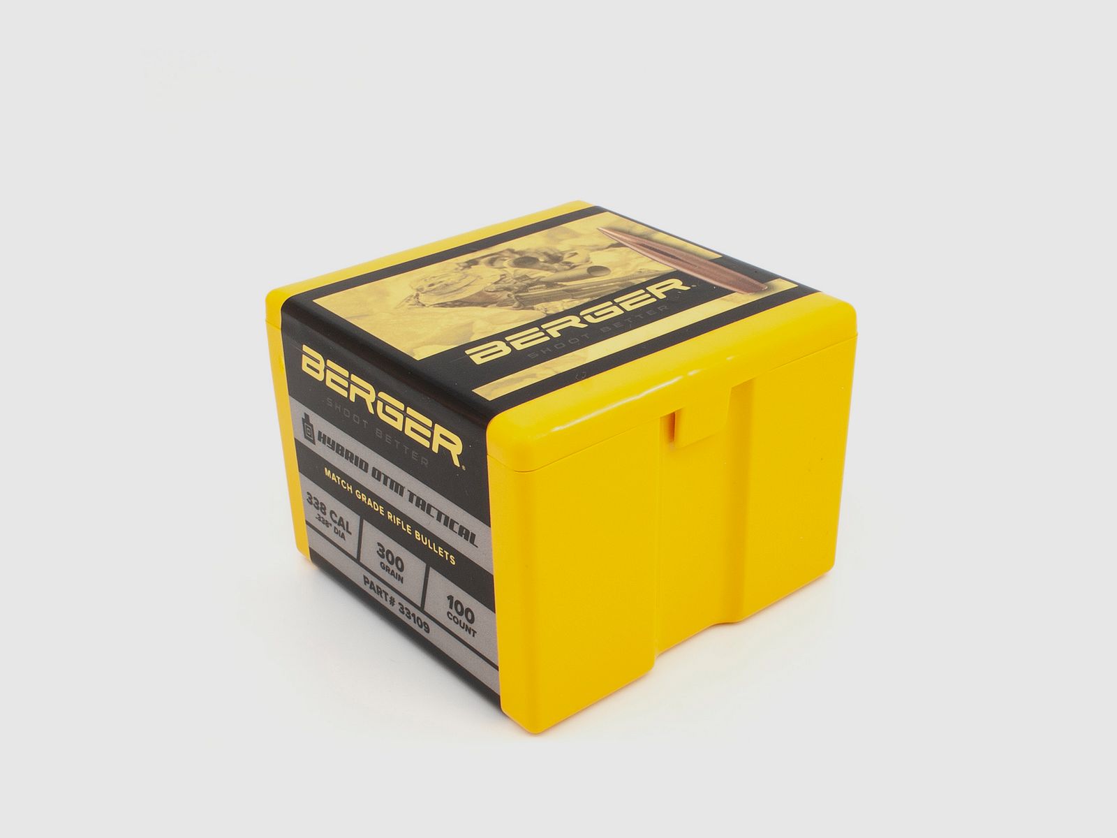 Berger Geschoss .338 Hybrid OTM Tactical 300GR 100 Stück