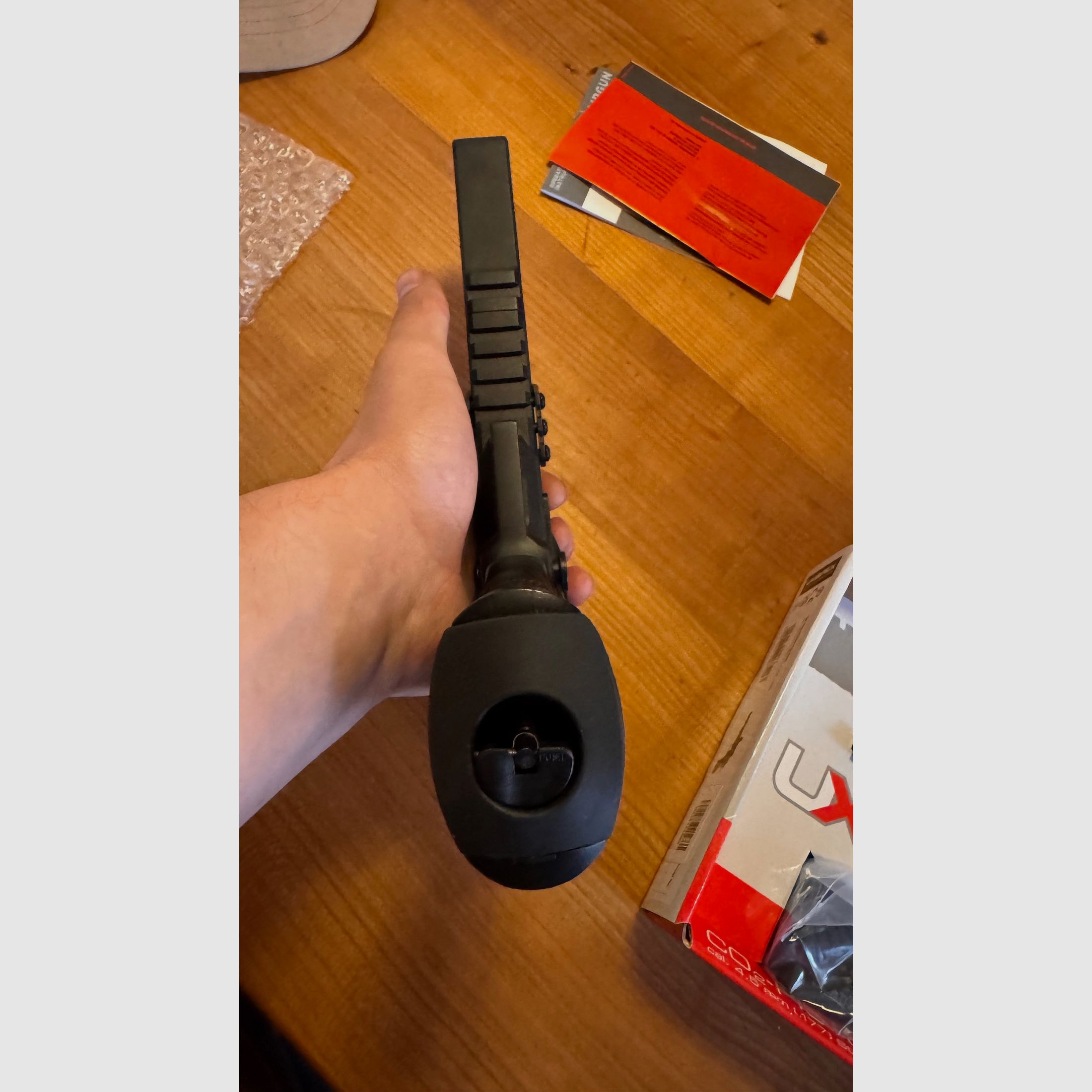 Umarex Ux Racegun BB Airgun Pistole + Red Dot & Fibre Optics + ca 1000 4.5mm BB