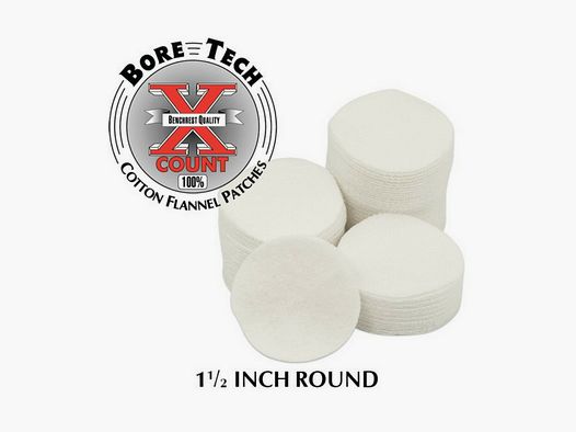 Bore Tech Round Patches 500 pieces 1/2"