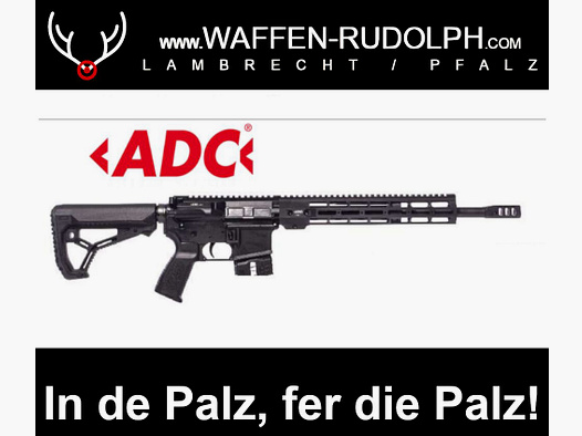 ADC AR15 semi-automatic rifle, Made in Italy, 223Rem, 16" barrel Have fun, for little money