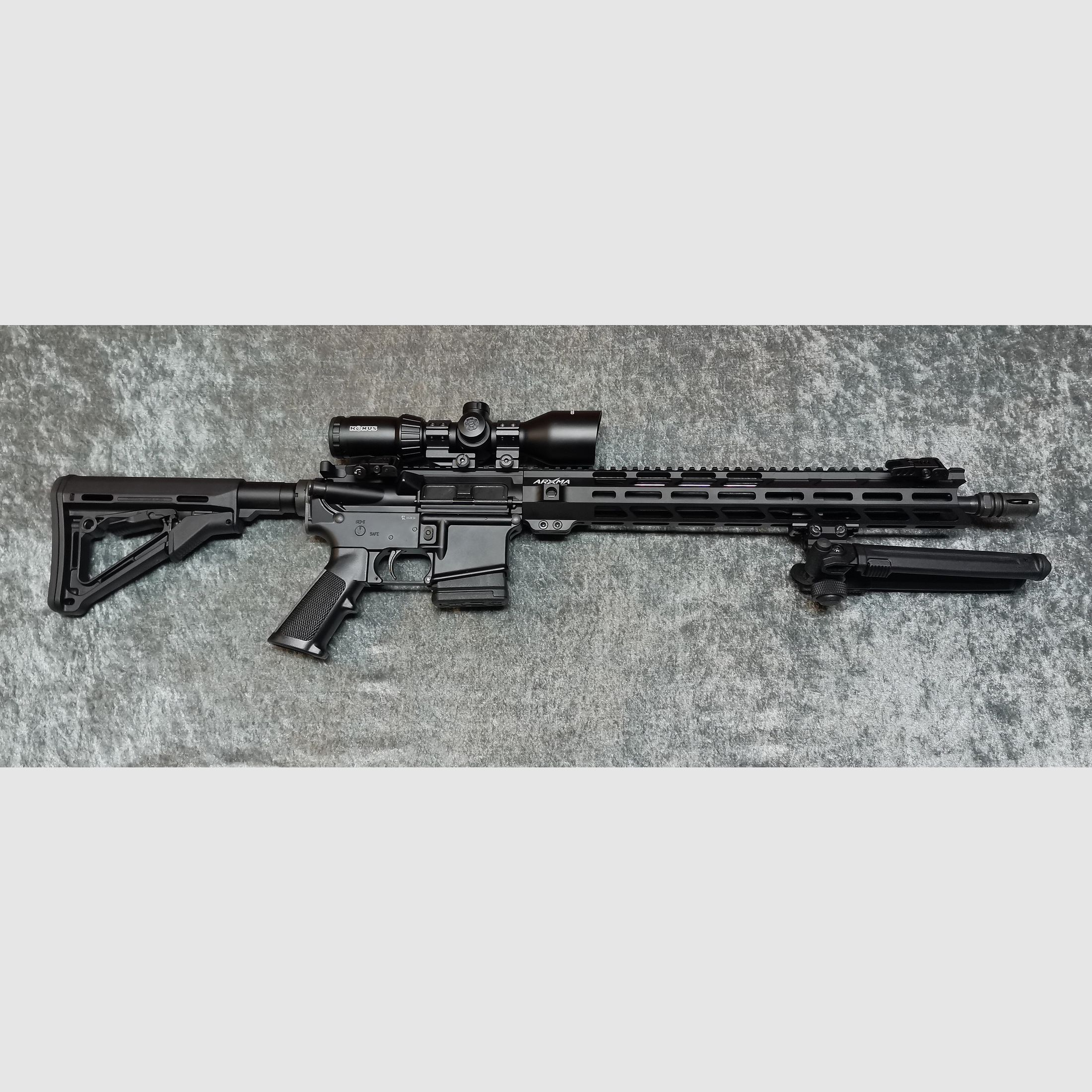 BM Custom AR15 carabine semi-automatique 16" .223 Rem Magpul bipied
