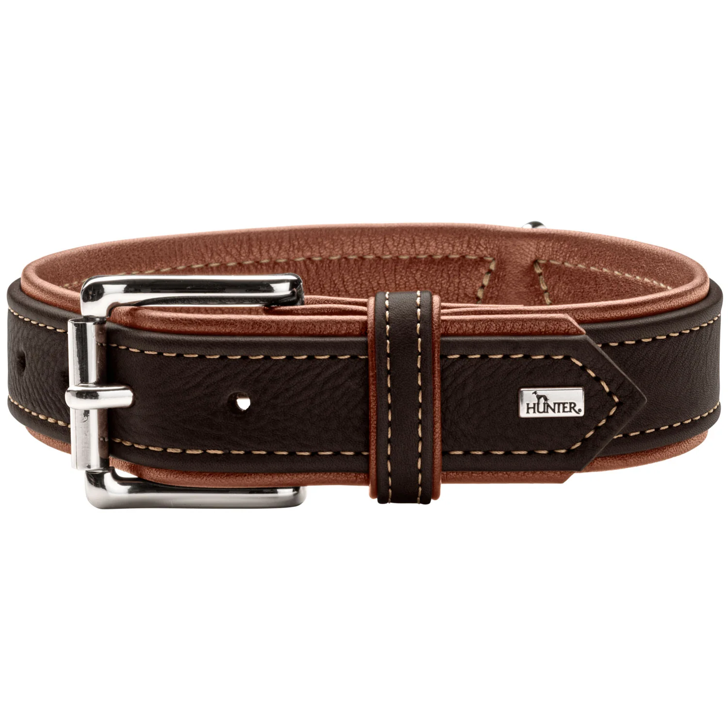 Hunter Collare Canadian Up in Nero/Cognac