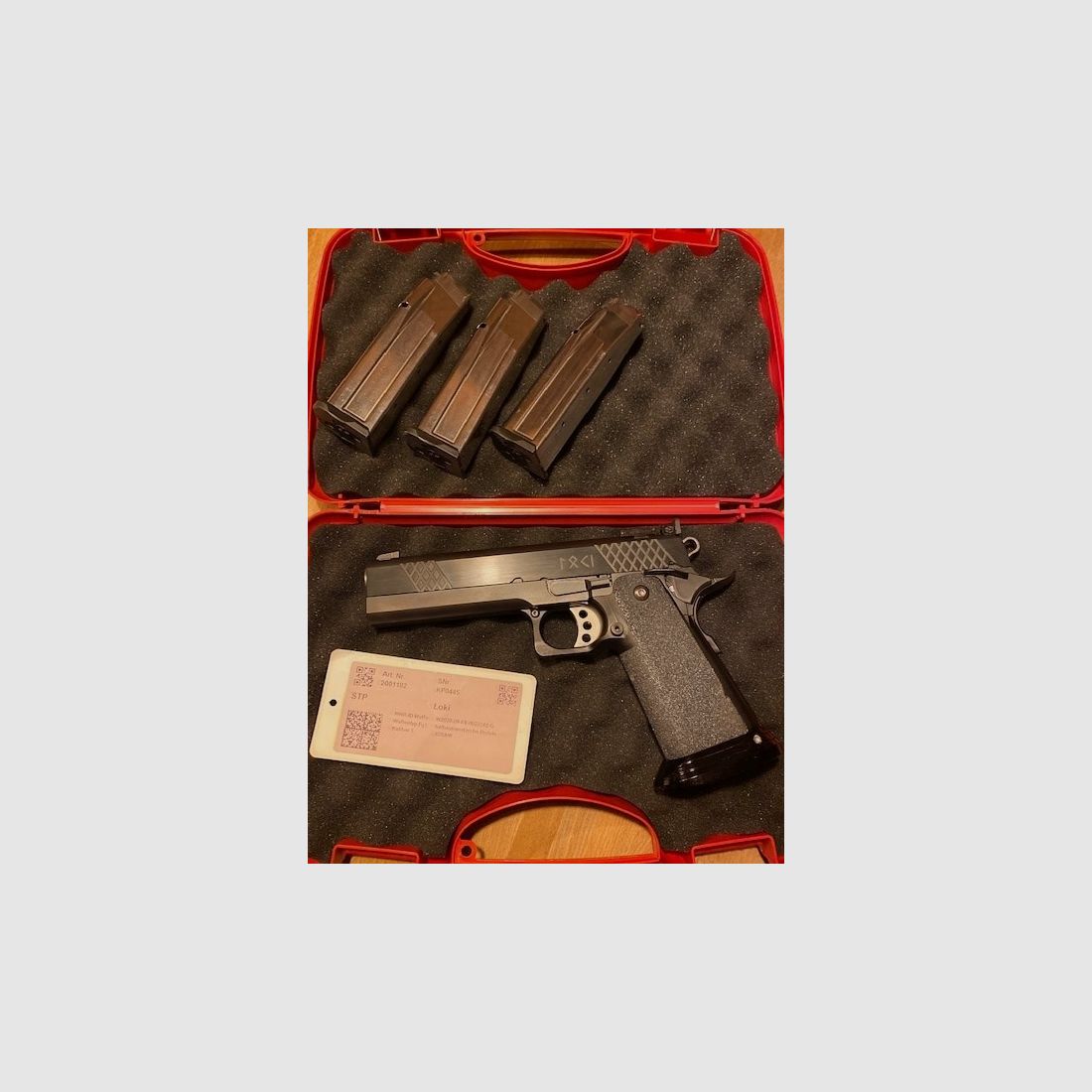 STP Loki 5.0 40S&W schwarz mit 3 Magazinen