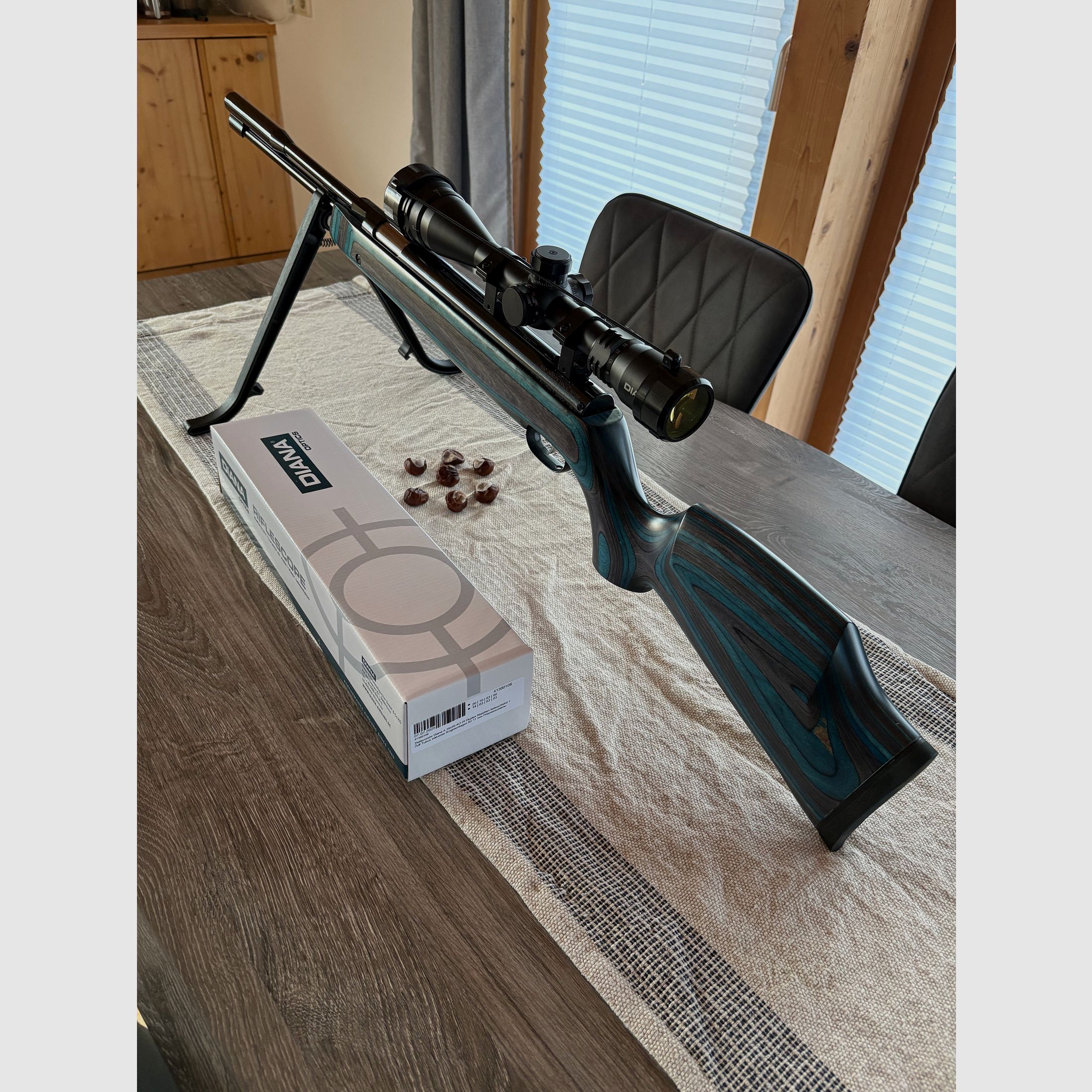 Kadzidło H97 z celownikiem Diana 4-16x40