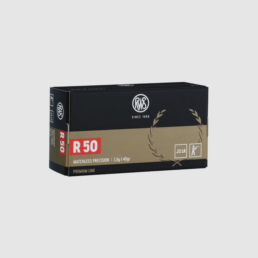RWS .22 lfB R 50 - 50 Patronen