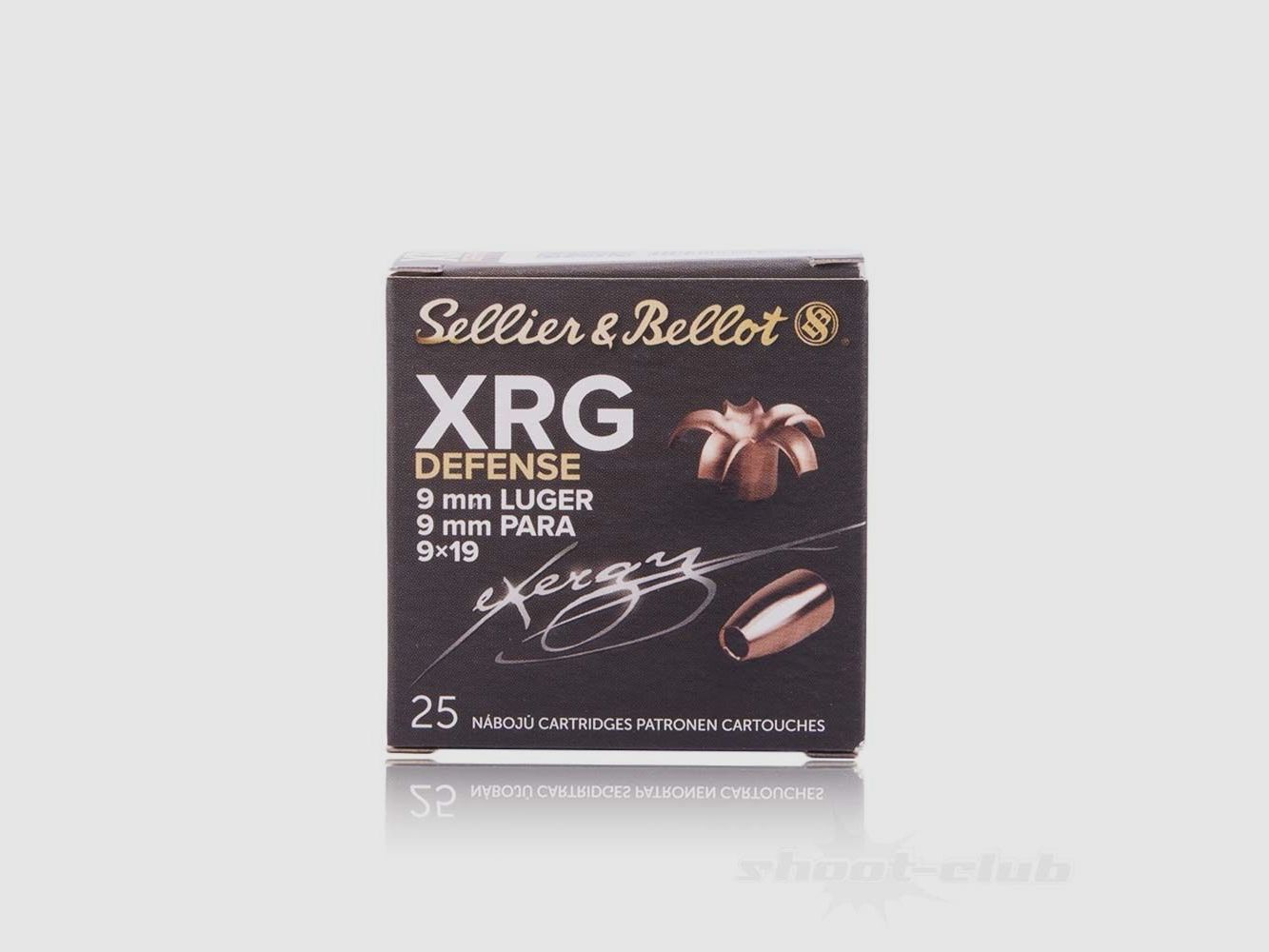 Sellier & Bellot XRG-D 6,5g/100grs 9mmLuger, Bild 2 von 5