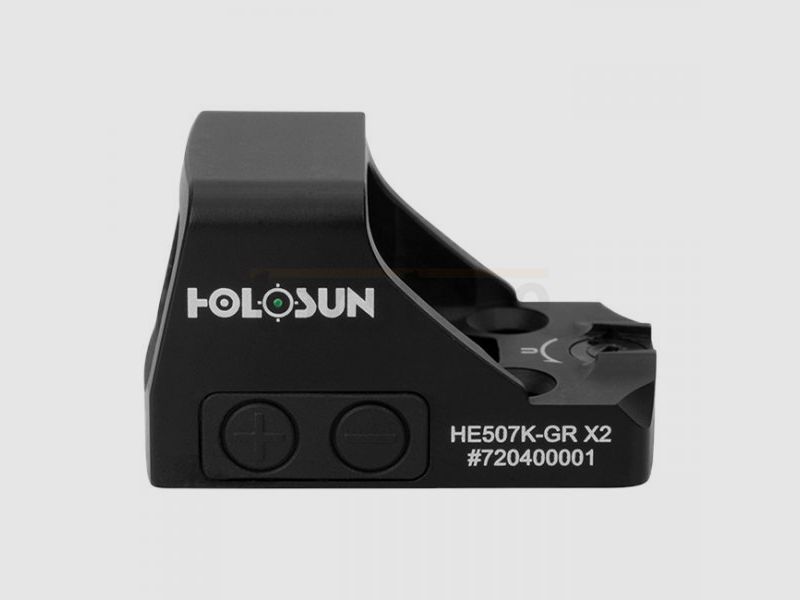 Holosun HE507K-GR X2 Mini Mirino Verde Multi Reticolo, immagine 6 di 6