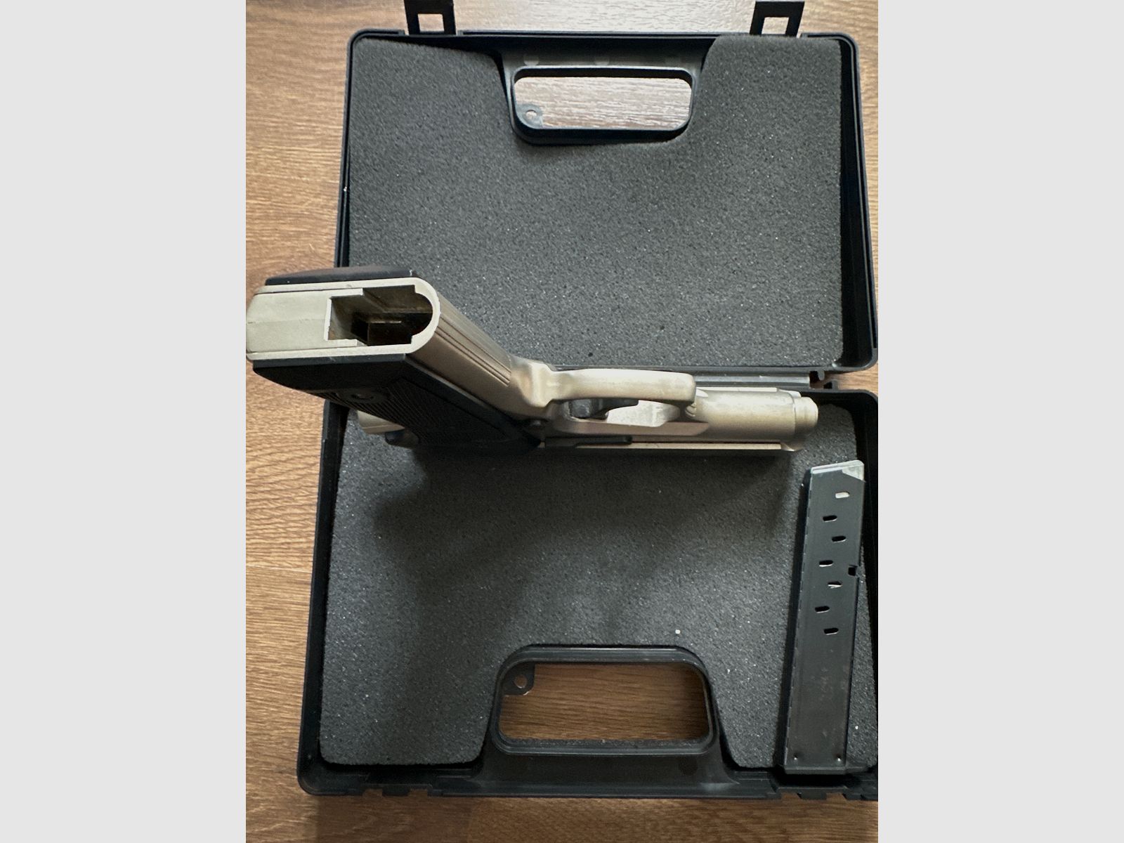 Colt Double Eagle SSW 9mm PAK gebraucht Chrom