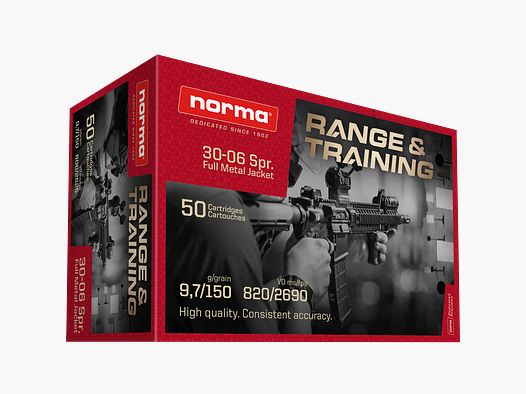 Norma Range & Training - .30-06 Spring. - 150 grs.