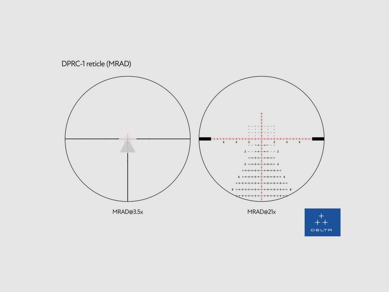 Delta Optical Stryker HD 3.5-21×44 FFP DPRC-1