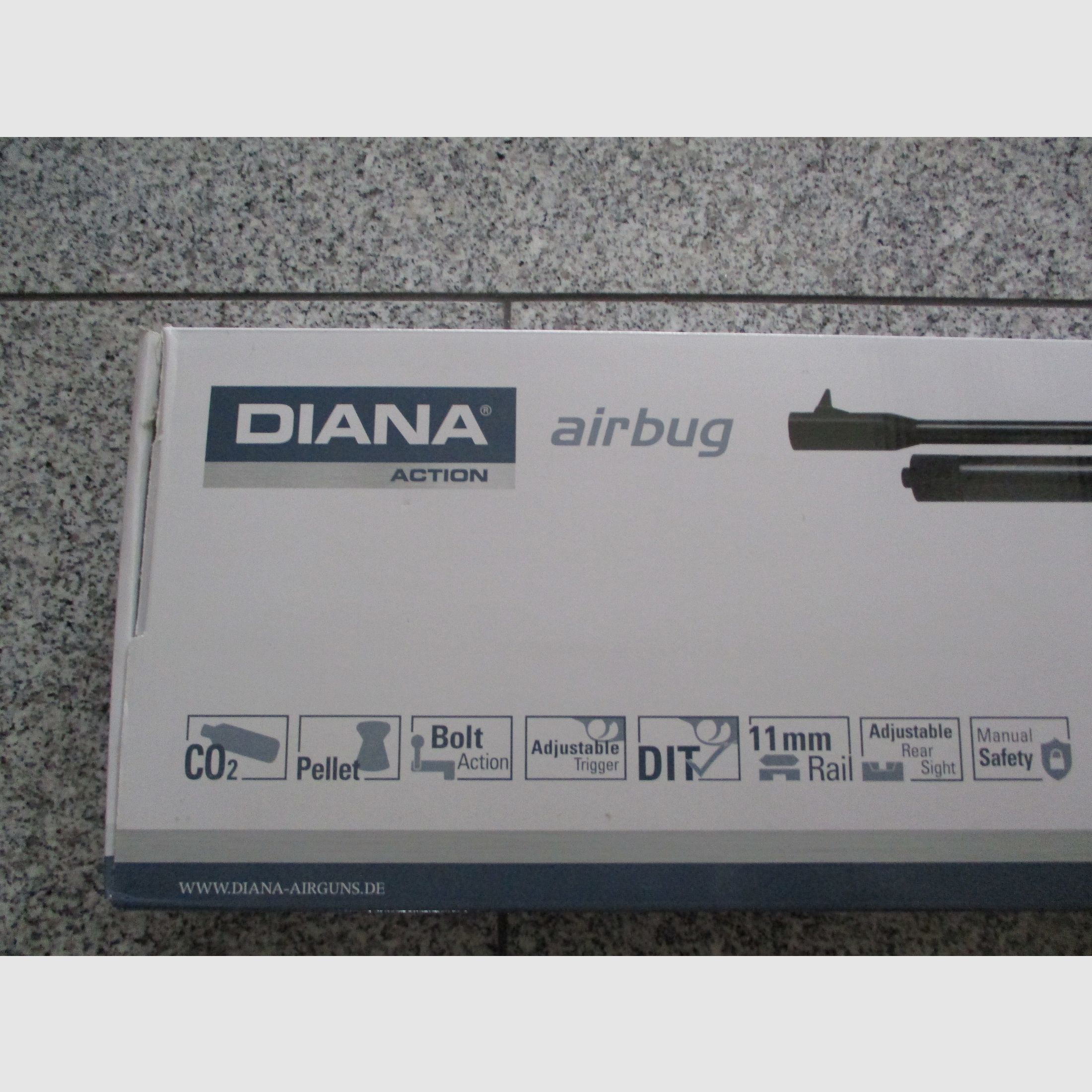  Diana  Airbug  CO2- Luftpistole  4,5mm  Diabolo NEU