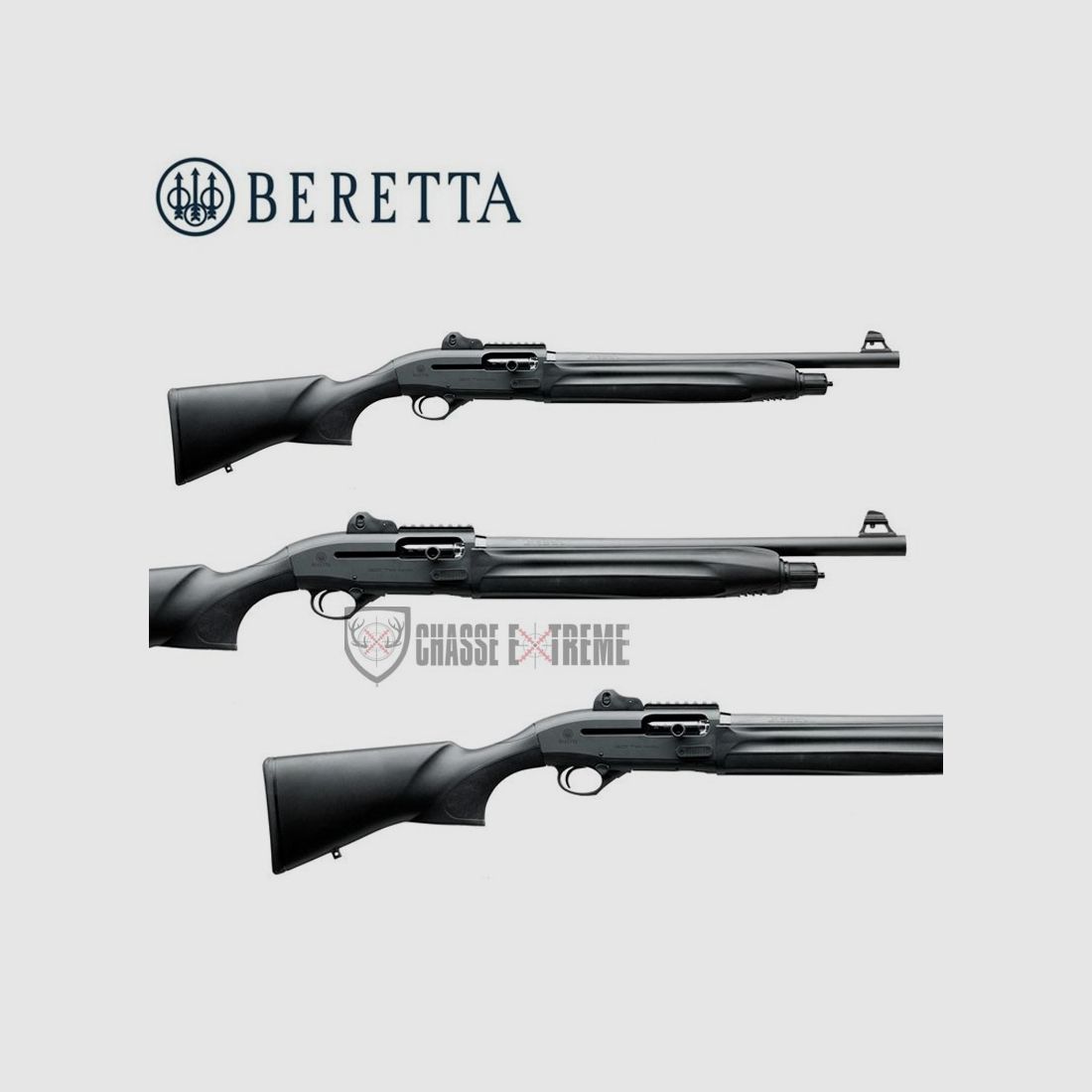 Fusil BERETTA 1301 Tactical Ghost Sight 47cm Cyl Cal 12/76, image 1 sur 4