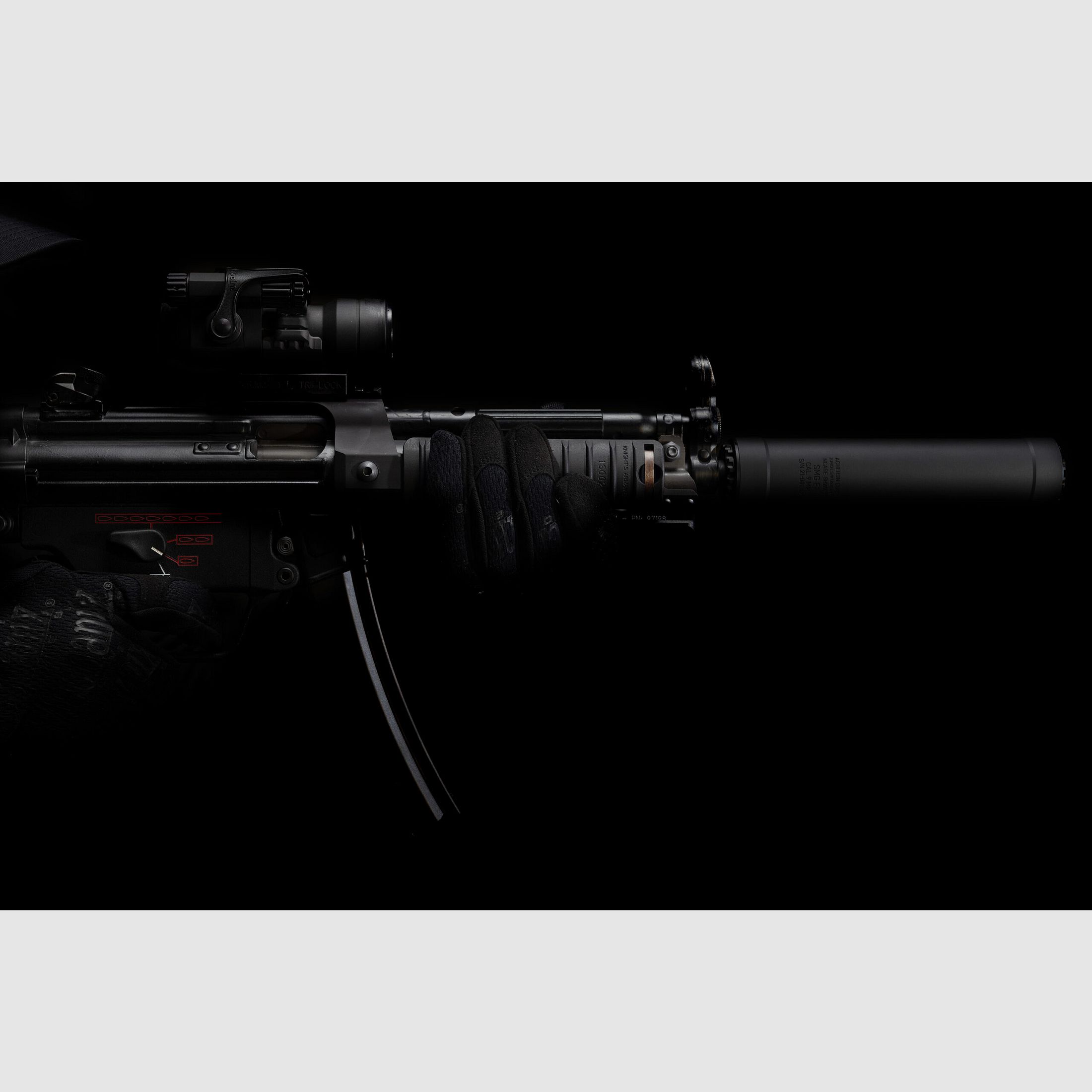 ACHERON – Schalldämpfer / SMG E1 / Trilug / 9×19 / Black, Bild 2 von 4