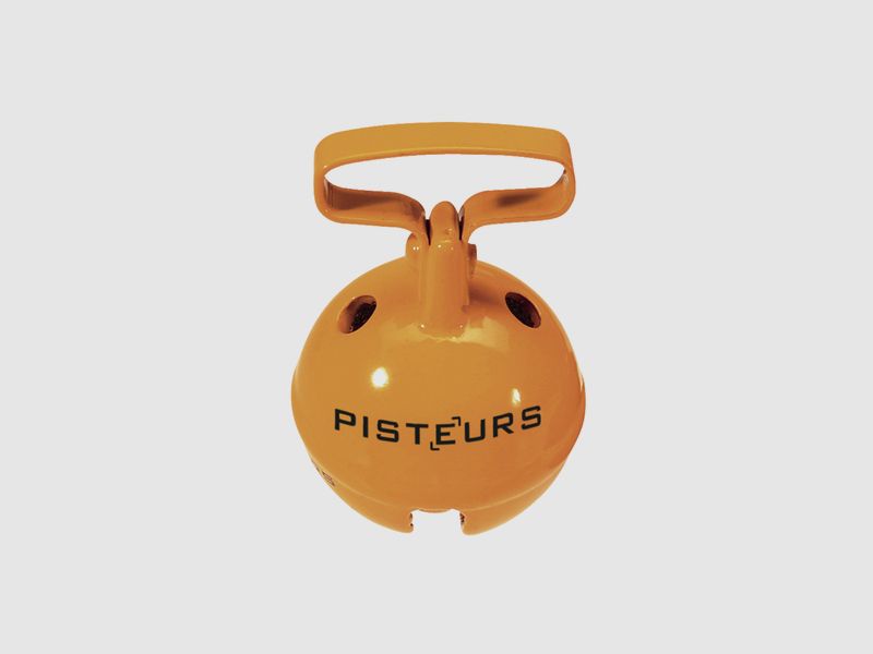 GRELOT PISTEURS OTTONE ARANCIONE Ø 25MM PASSANT 27MM