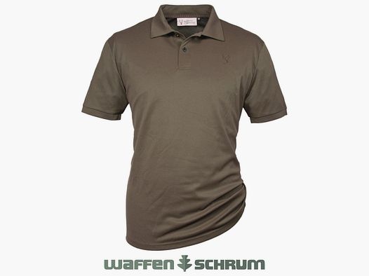 Hubertus functional polo shirt piqué dark olive