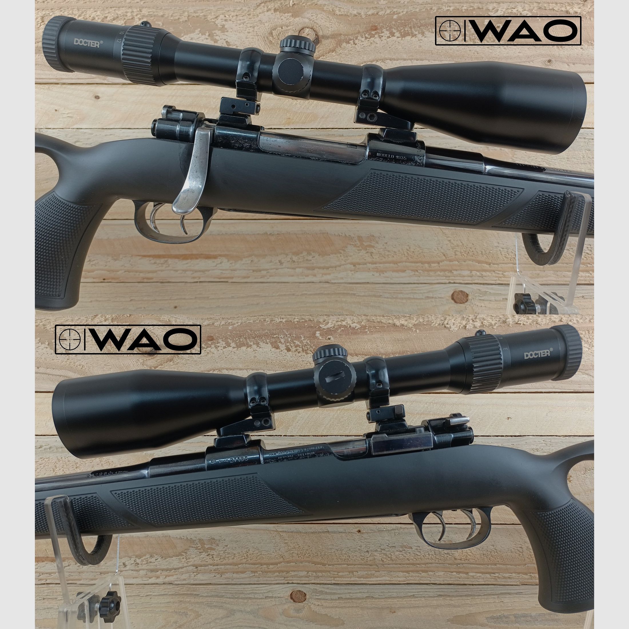 Mauser Pérou, FN Mod. 1935 Pérou, R. Schroff, Cal. 7,5x55 Suisse *Unikat avec DOCTER Basic*