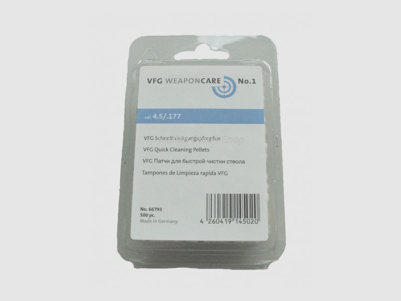 VFG quick cleaning plugs, No. 66793, cal. 4.5 mm