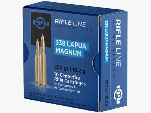 PPU 338 LAPUA MAG 250 GRS / 16,2 G HPBT 10 STK