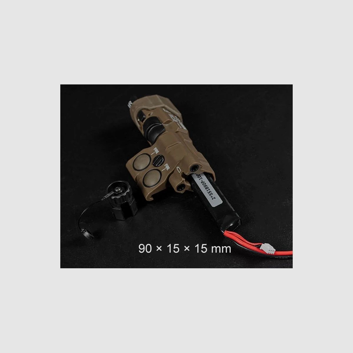 Airsoft MAWL-C1 Dummy Laser Design Bateria Box do 20mm RIS Rails | WoSport