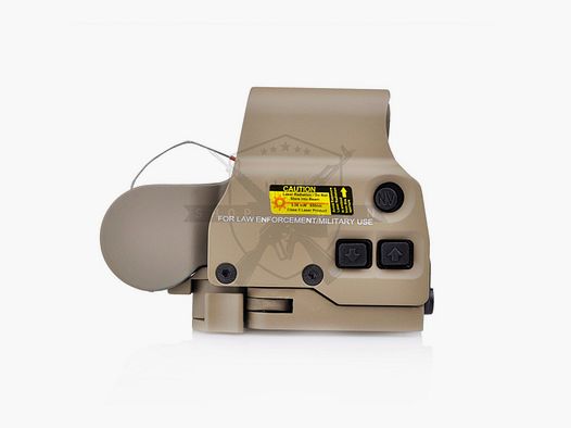 QD EXPS 3-2 Red/Green Dot - Replica with QD Mount (TAN)