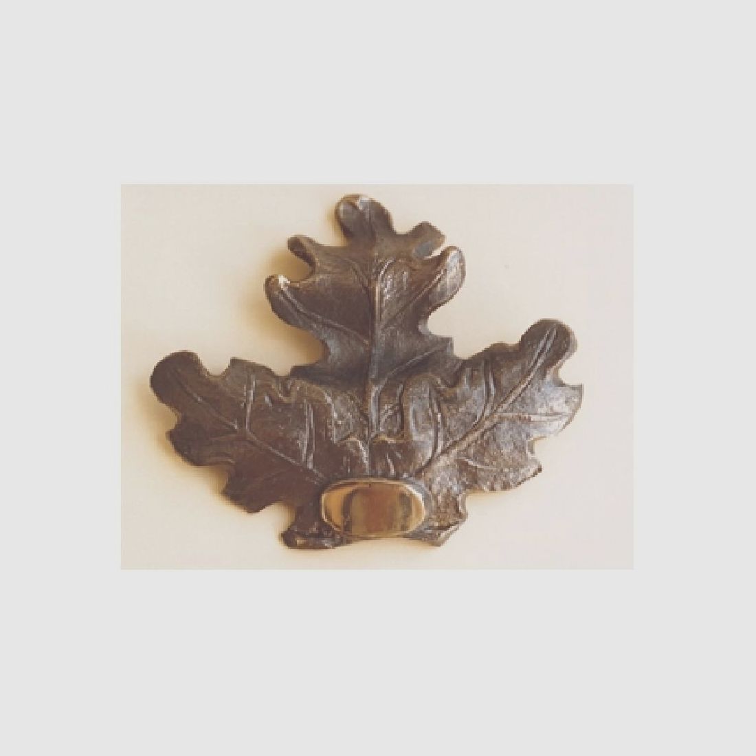 Eichenblatt Verzierung Bronze