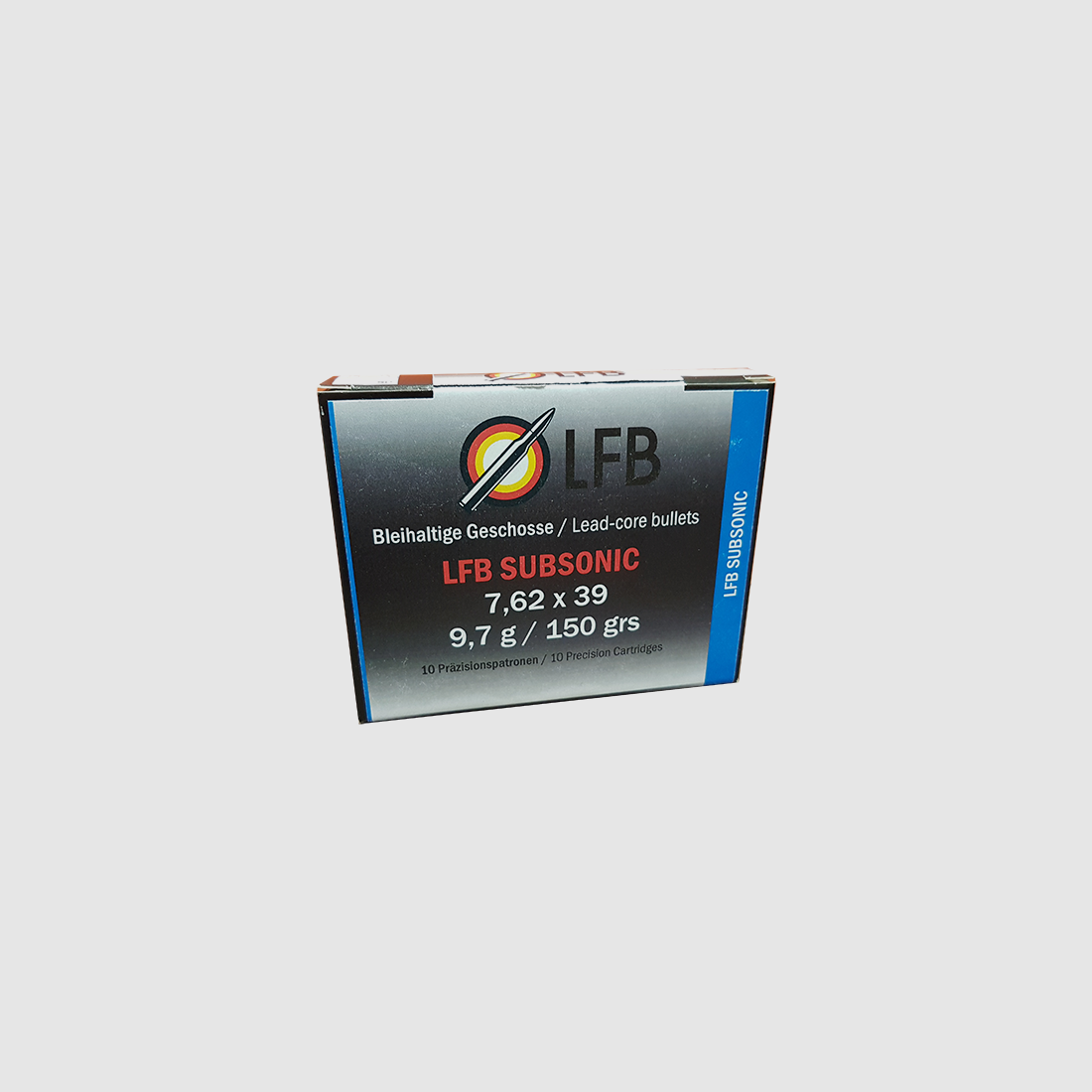 LFB Subsonic 7,62×39 – 9,7g/150grs