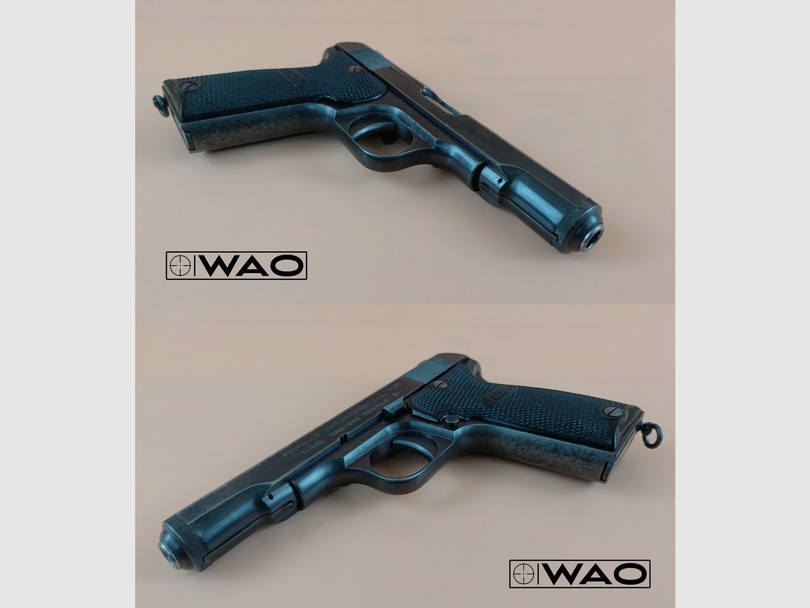 MAB Mod. D, Kal. 7,65mmBrowning *Sammlerset mit Holster & 2. Magazin"