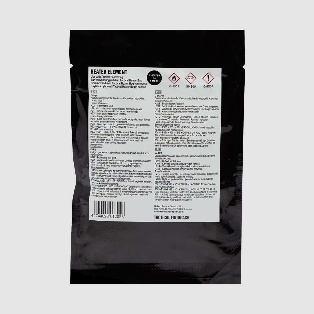 Tactical Foodpack Heater Pad