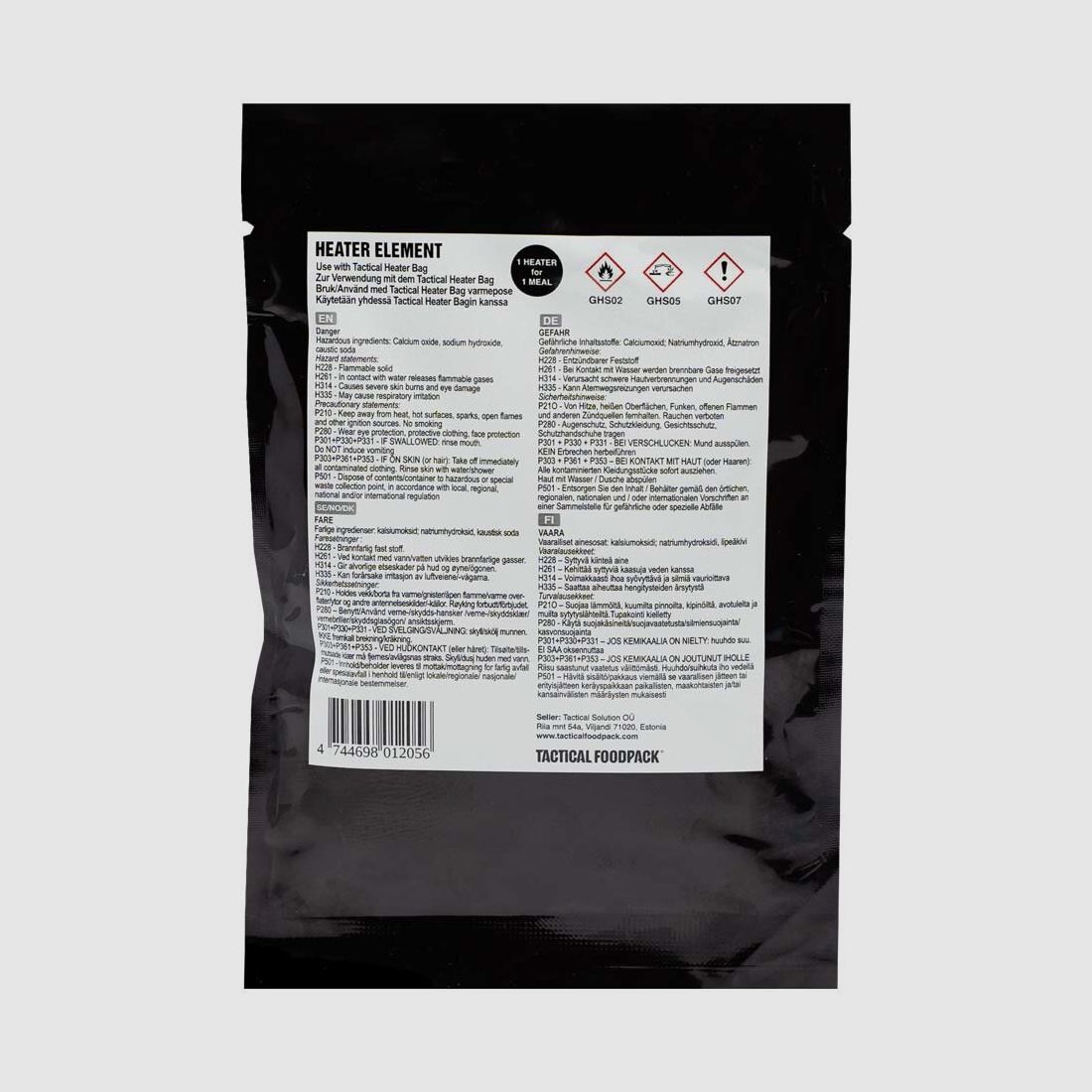 Tactical Foodpack Heater Pad