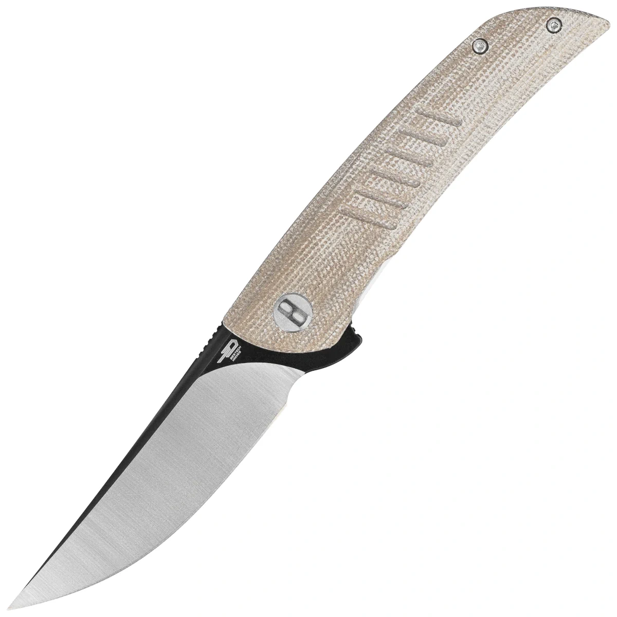 Nóż składany Bestech Swift Beige Micarta, Satin/Black D2 (BG30C-2)